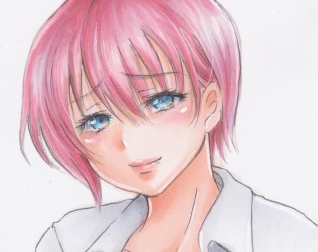 中古 自作イラスト 五等分の花嫁 中野一花 制服の価格をみる モバオク落札相場 オークファン Aucfan Com