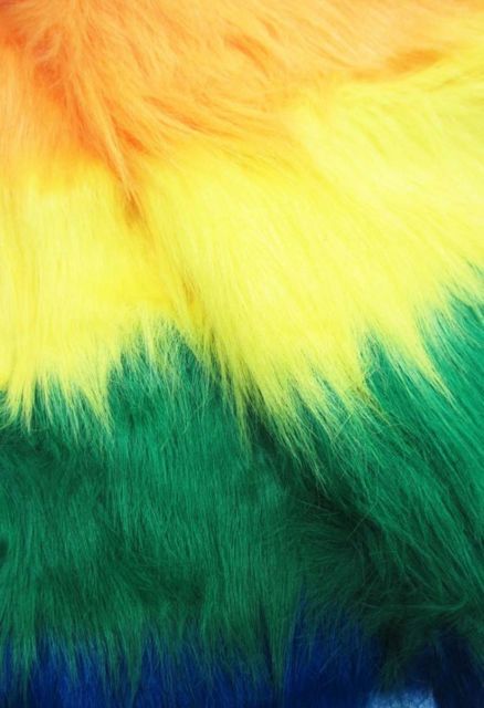 New Music Legs 5538 Furry Rainbow Leg Warmers